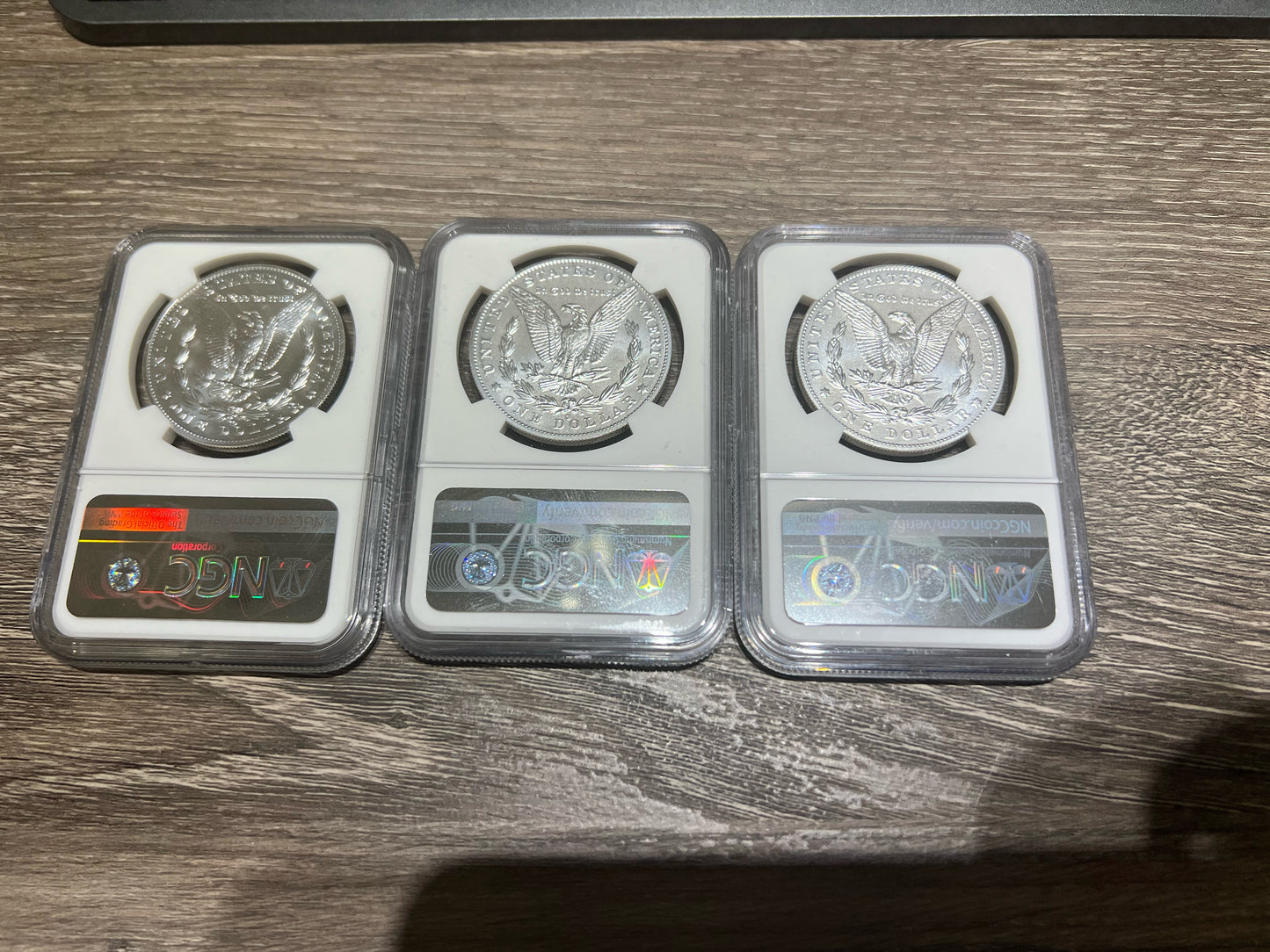 2021-P, 2021-O, 2021-CC (MS70) Morgan Silver Dollar FDOI NGC