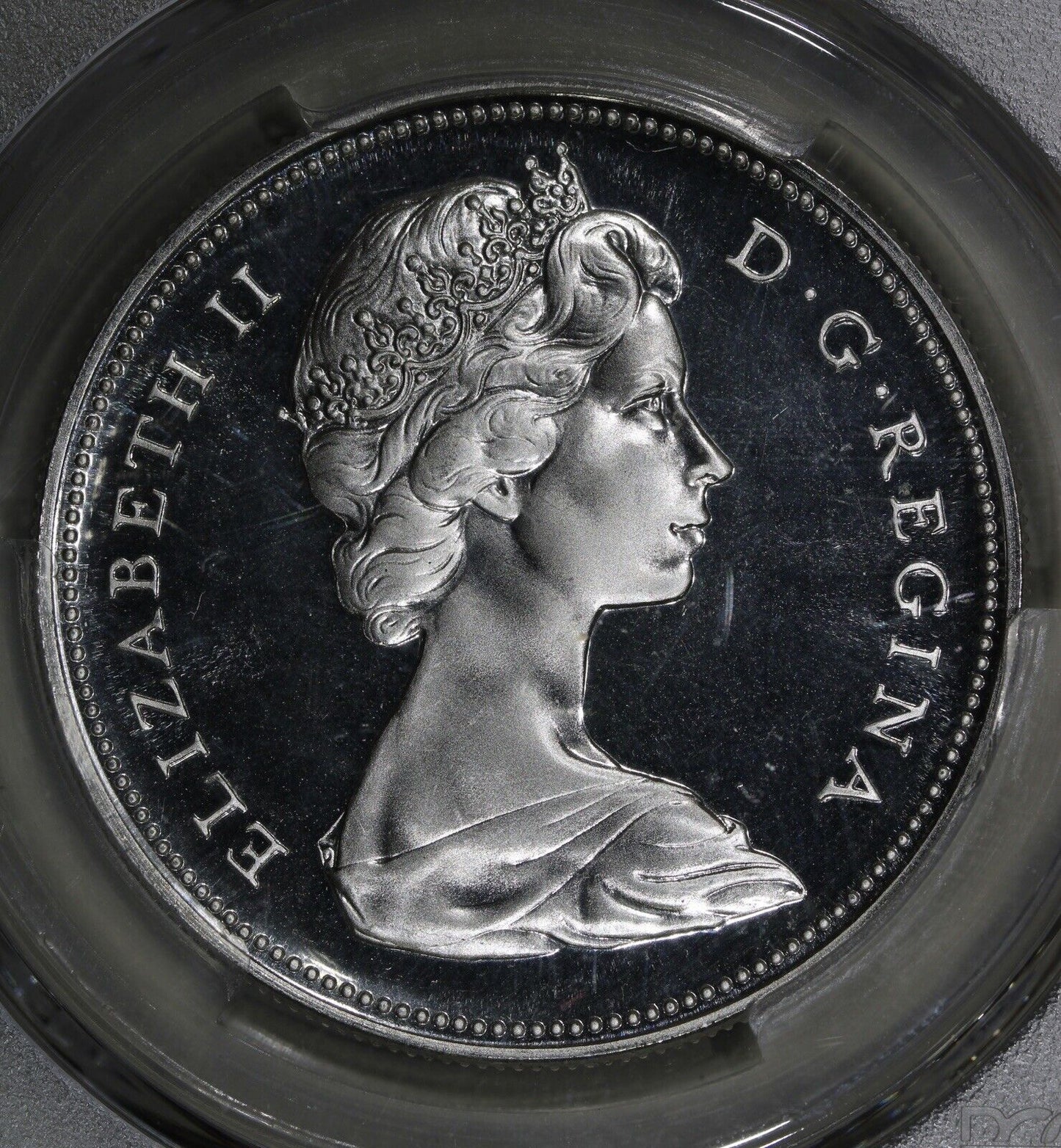 1967 Canada Silver Dollar PCGS PL67CAM Coin - Prooflike Cameo