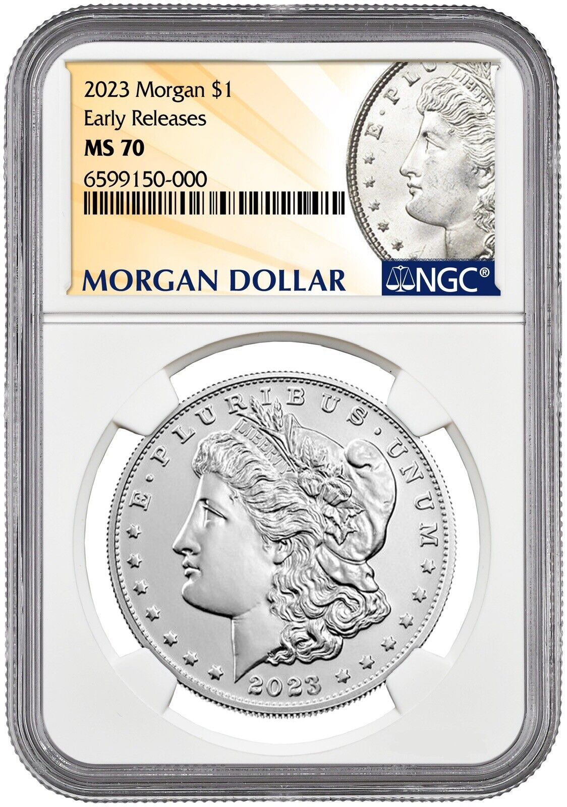 2023 Morgan Silver Dollar (MS70) NGC Early Releases ER - presale