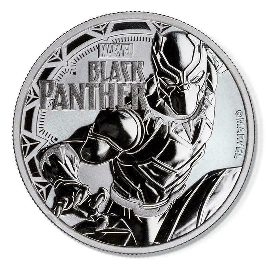 BRAND NEW - 2018 1oz Pure Silver Marvel BLACK PANTHER Bullion Coin