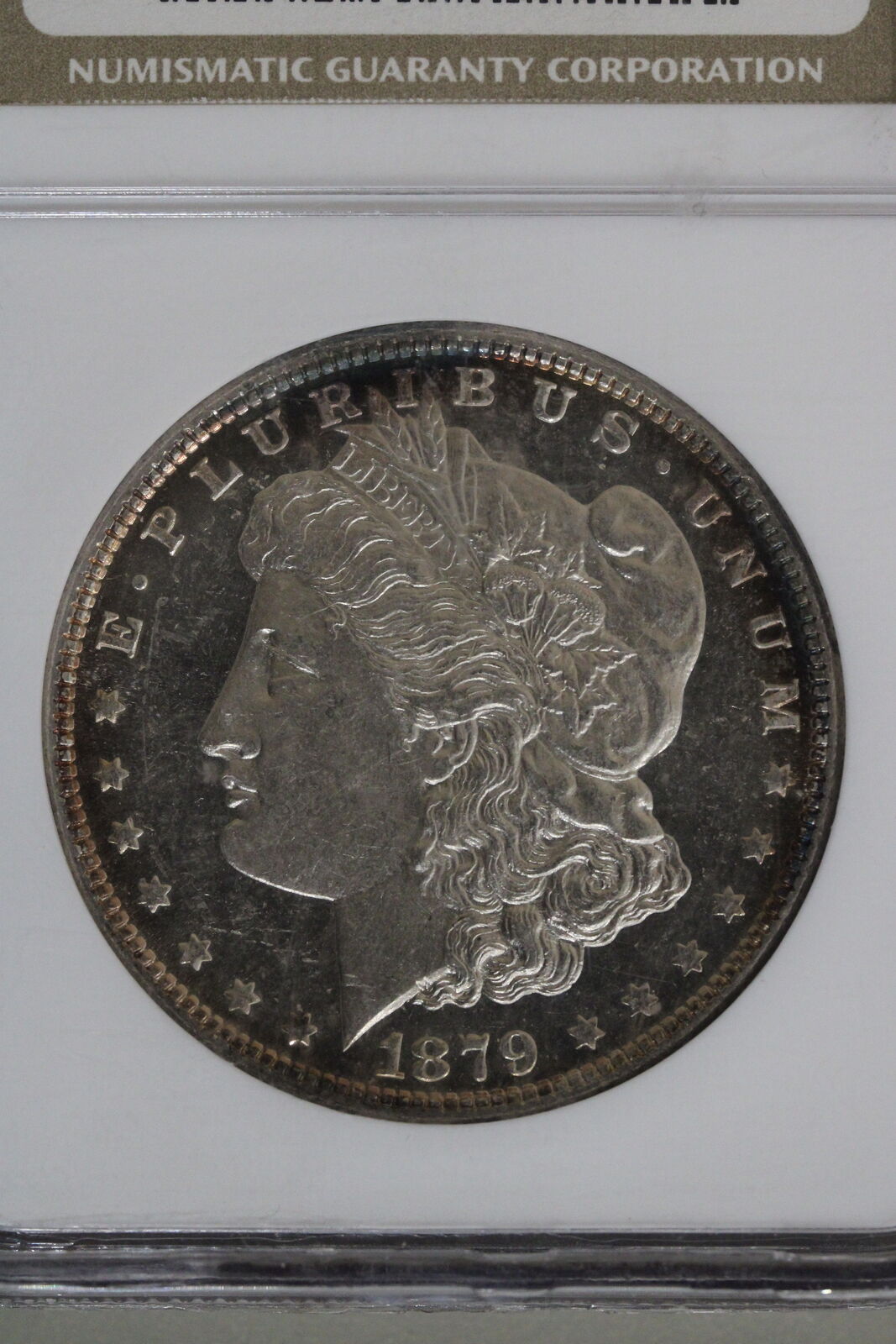 1879 (MS63 DPL) Morgan Silver Dollar $1 NGC Graded DMPL (Deep Mirror Prooflike)