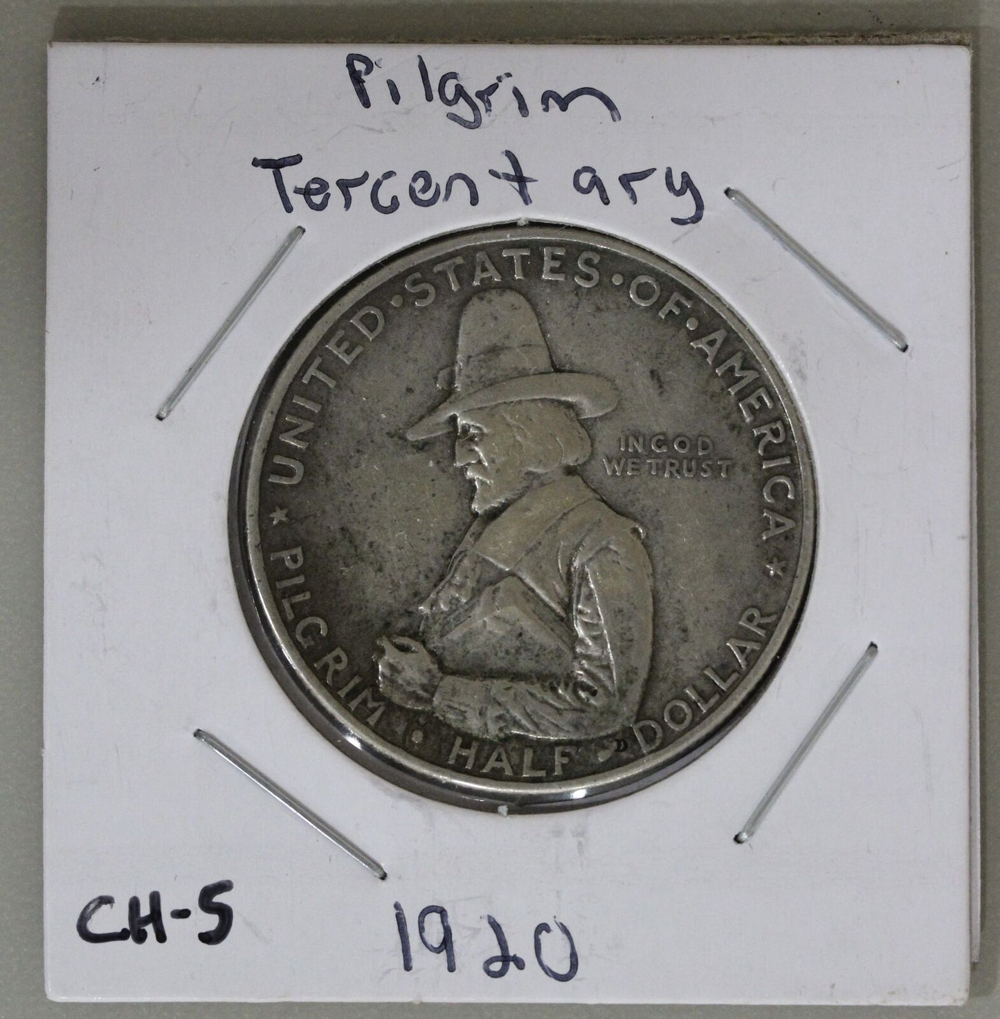 1920 Pilgrim Tercentary Commemorative Half Dollar 50c US Coin