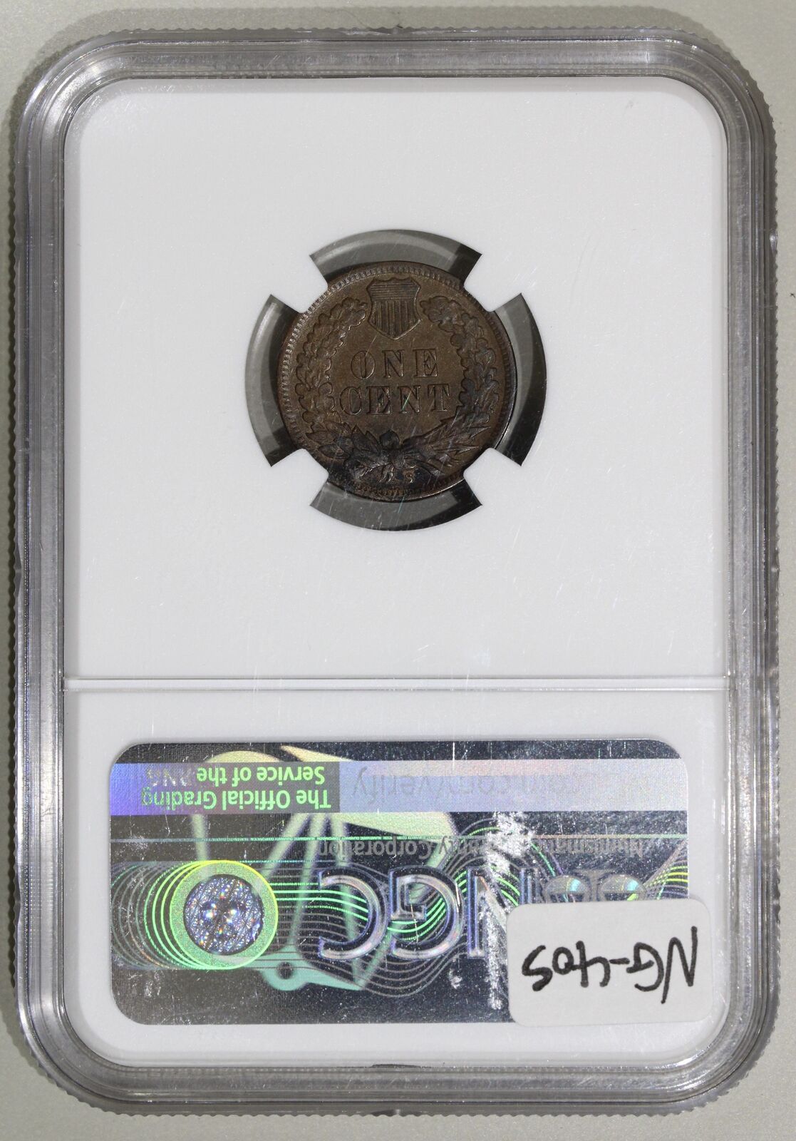 1909-S (AU50 BN) Indian Head Cent 1c NGC Graded Coin