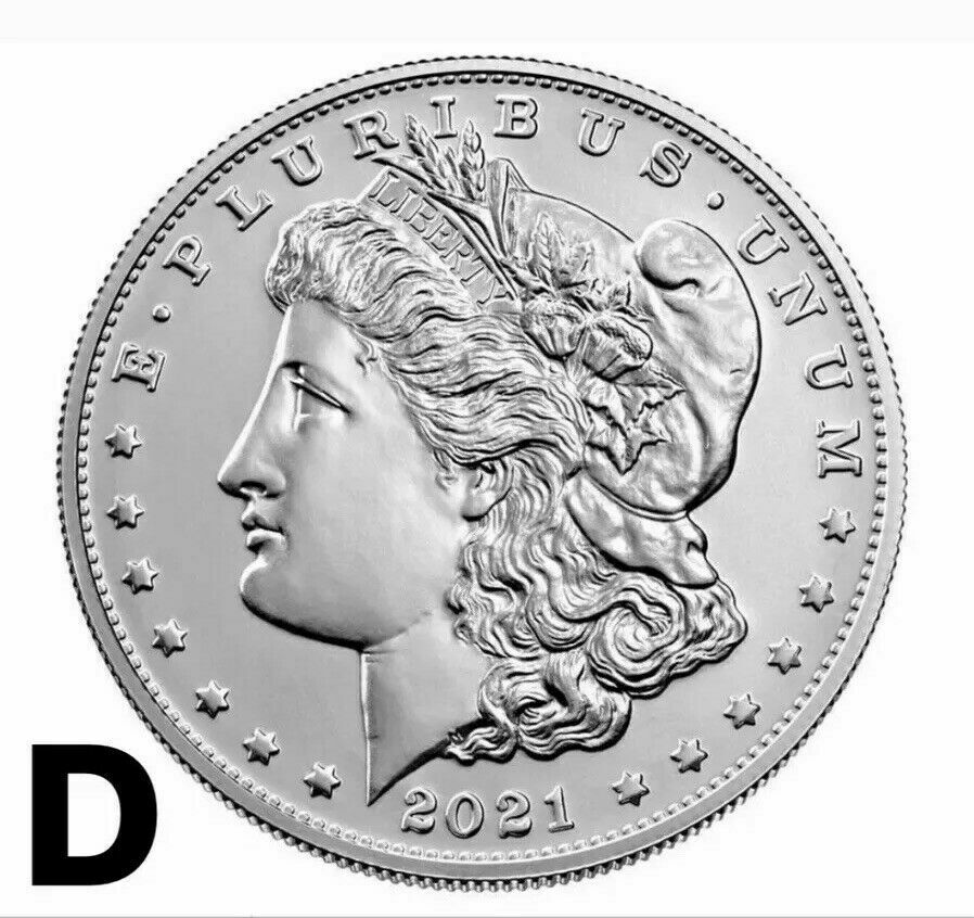 2021-D Morgan Silver Dollar with D Mint Mark - 21XG - Denver
