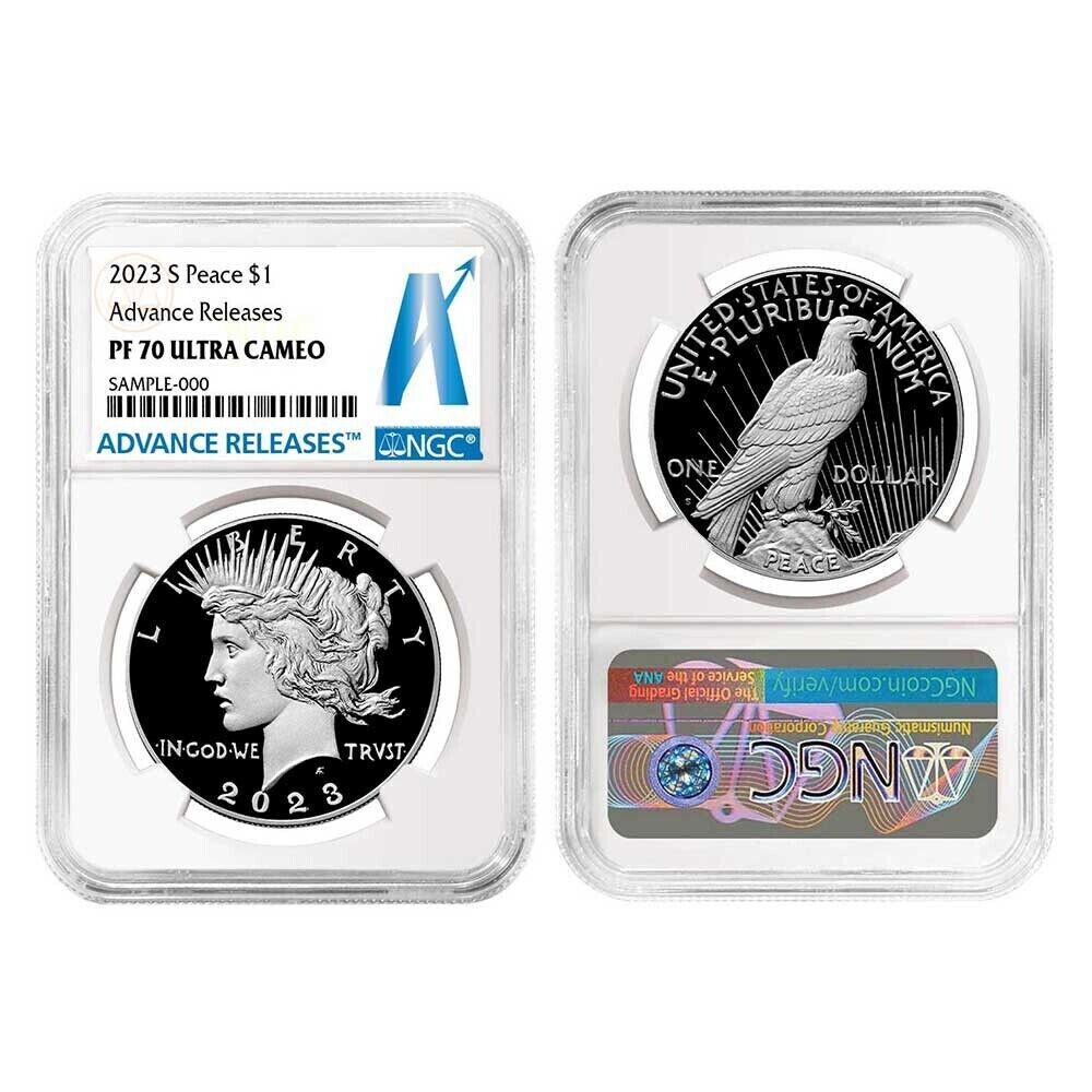 2023-S Proof Peace Dollar $1 (PF70) NGC - Advanced Release AR