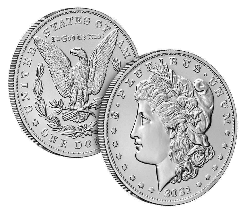 2021-D Morgan Silver Dollar with D Mint Mark - 21XG - Denver