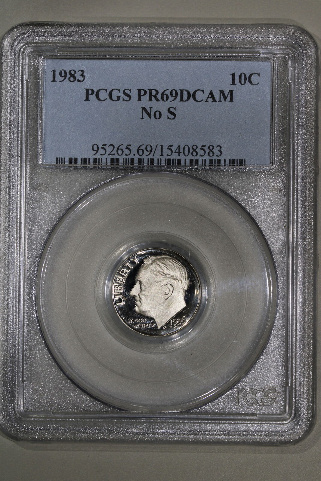 1983 No S (PR69DCAM) - Proof Roosevelt Dime 10c  PCGS Graded Coin