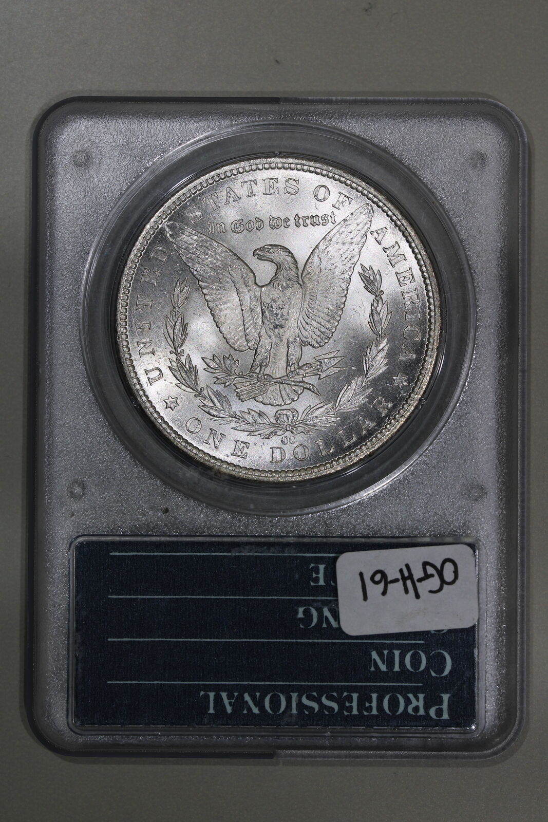 1884-CC (MS63) Rattler Morgan Silver Dollar Carson City $1 PCGS Graded Coin
