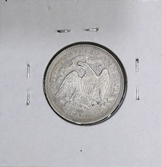 1877-P (XF) Seated Liberty Quarter 25c - Extremely Fine US Coin