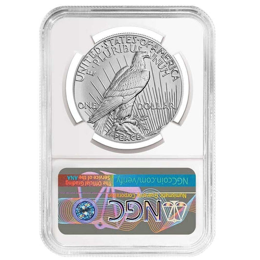 2023 Peace Silver Dollar $1 (MS70) NGC Brown Label - presale