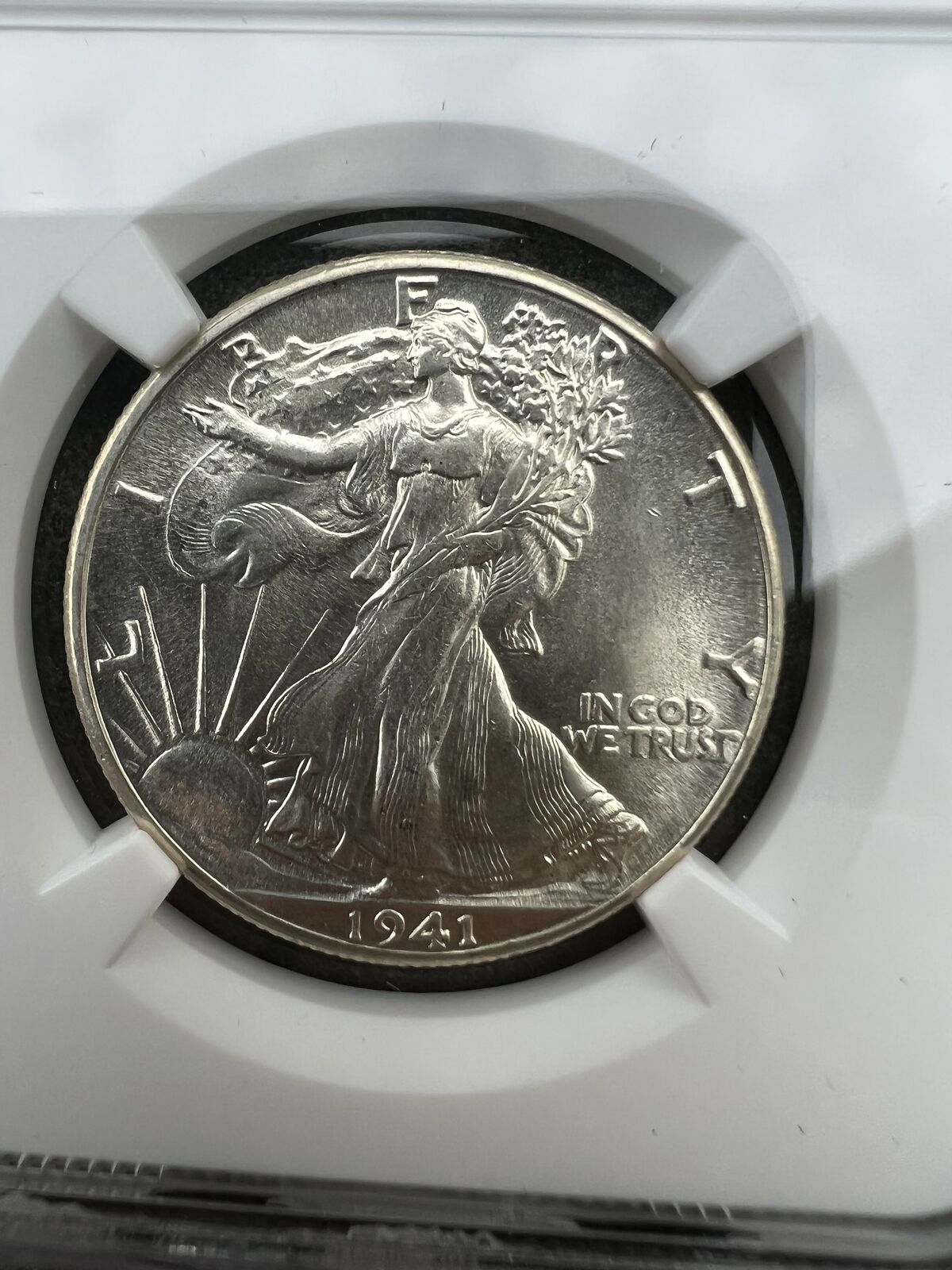 1941 (MS65 CAC) Walking Liberty Half Dollar 50c NGC Graded Coin