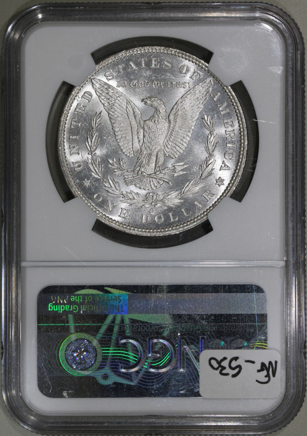 1879-O (MS61) Morgan Silver Dollar $1 NGC Graded Coin