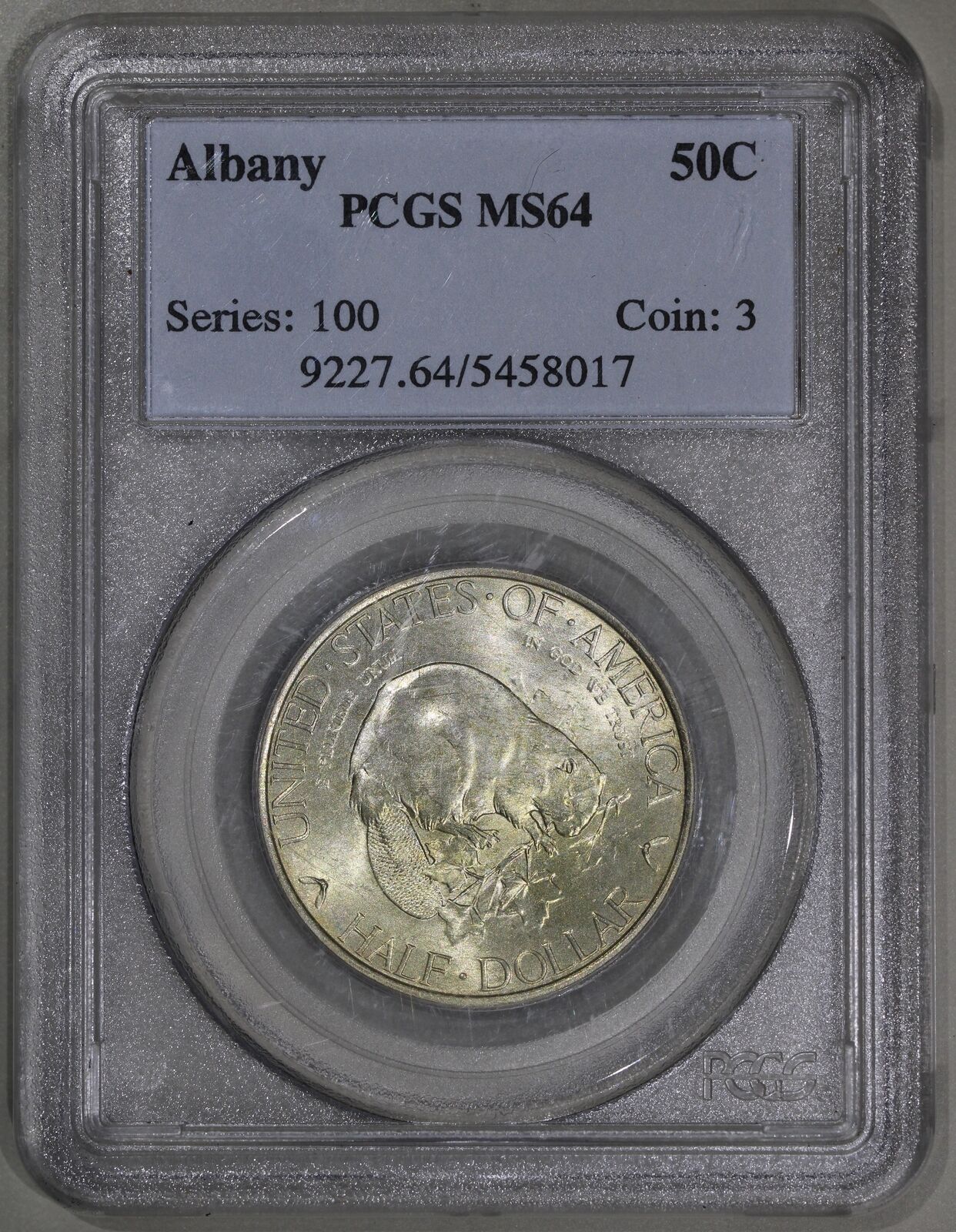 1936 (MS64) Albany Commemorative Half Dollar 50c PCGS Graded Coin