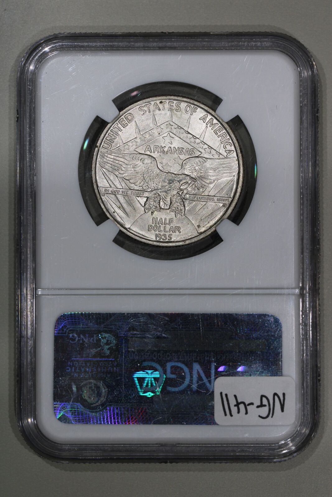 1935-D (MS64) Arkansas Commemorative Silver Half Dollar NGC Graded Coin