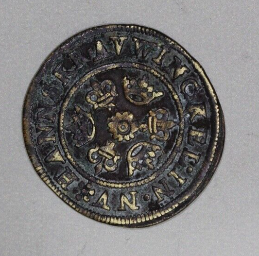 1570-1670 Free Imperial City of Nurnberg Copper Counter Token Karuwinckle