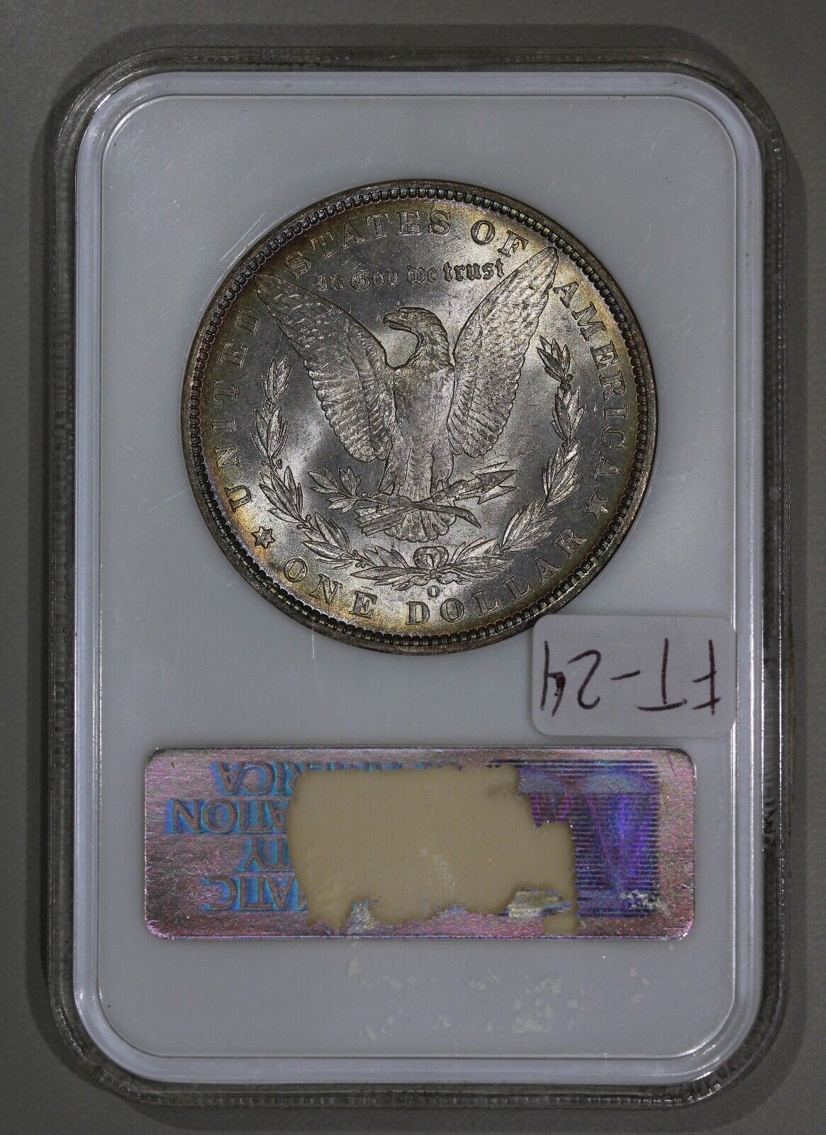 1888-O (MS64) Morgan Silver Dollar NGC Old Fatty Holder - Toned $1