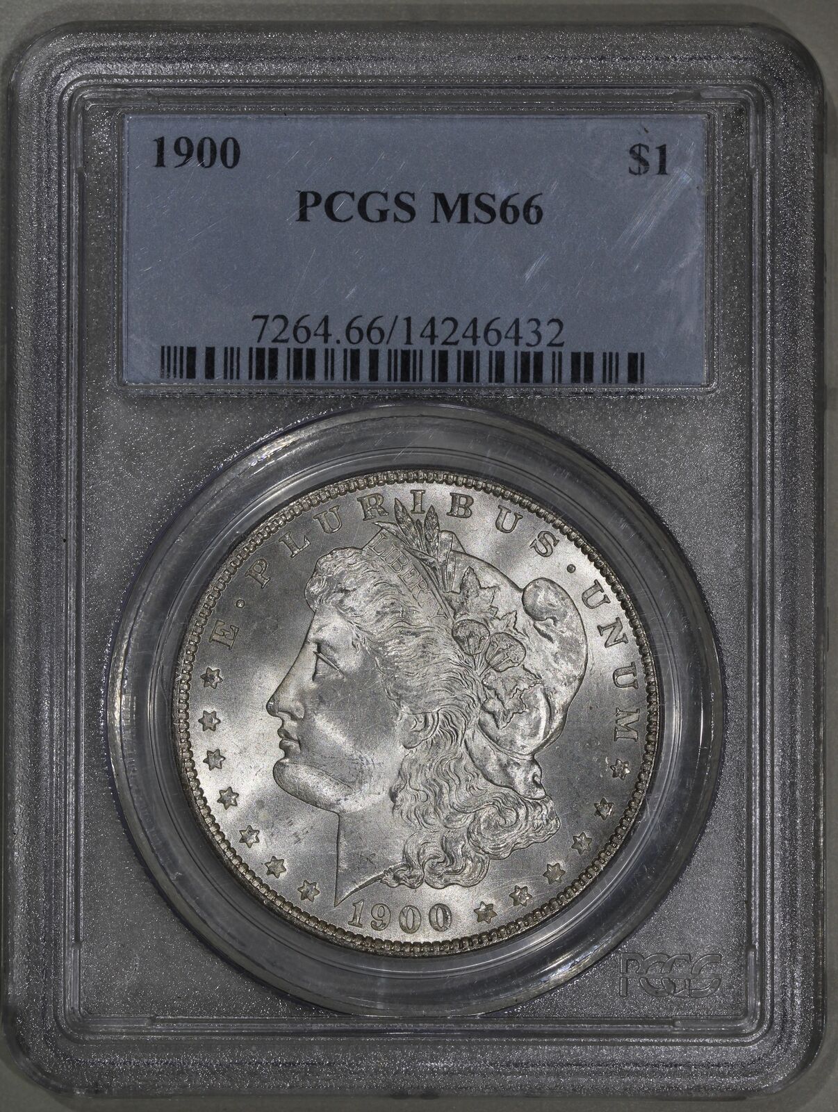 1900 (MS66) Morgan Silver Dollar $1 PCGS Graded Coin