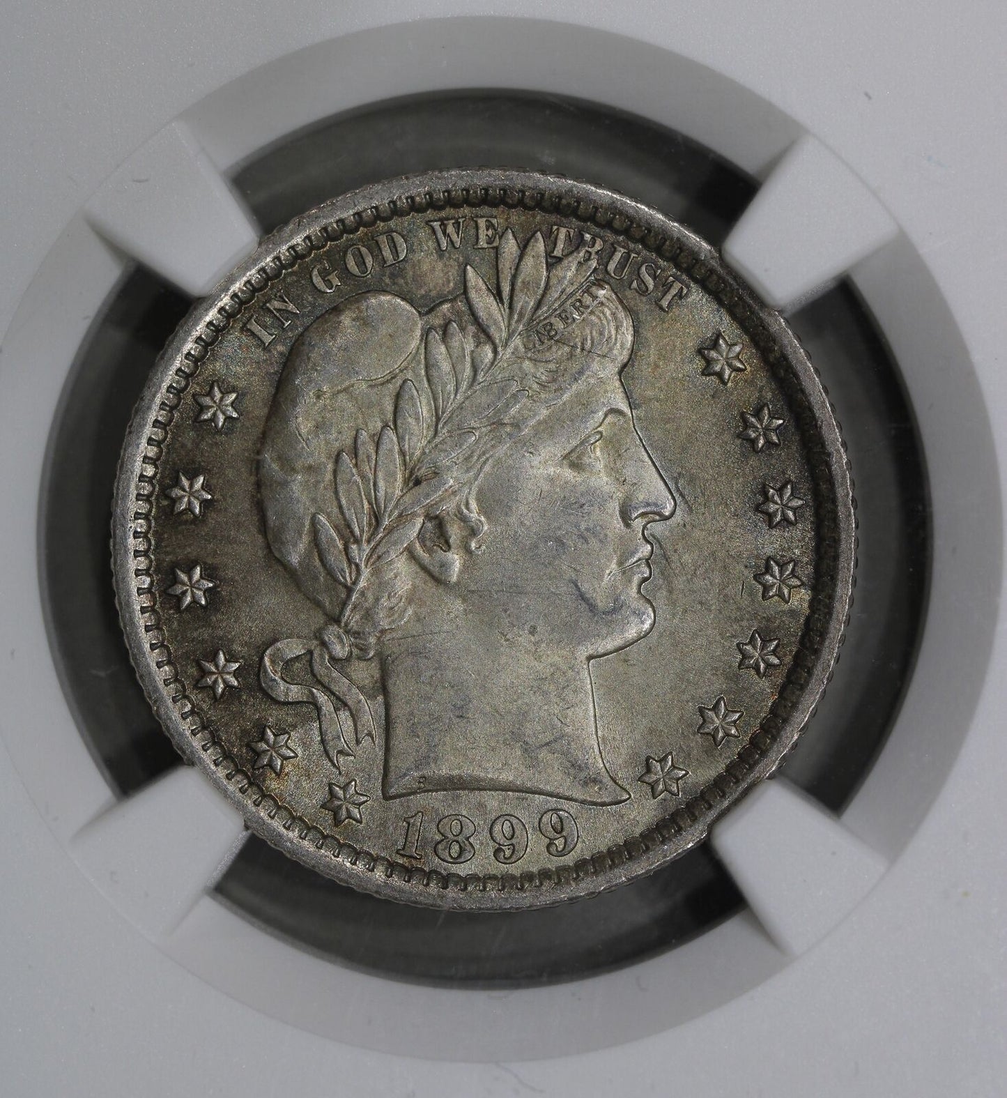 1899 (MS61 CAC) Barber Quarter 25c NGC Graded Coin