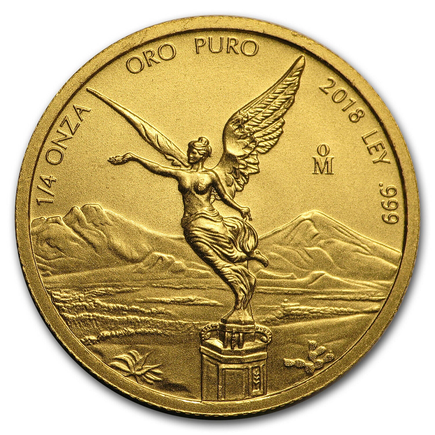 2018 1/4 Oz Gold Mexico Libertad, Brilliant Uncirculated BU