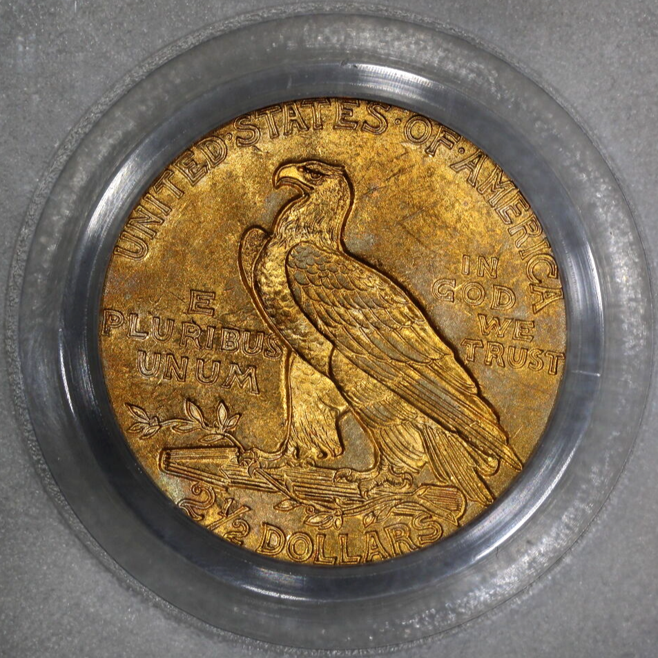 1927 (MS62) $2.50 Indian Head Gold Quarter Eagle OGH PCGS - LUSTERRRR