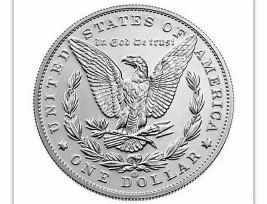2021-CC Morgan Silver Dollar with CC Privy Mint Mark - 21XC - Carson City