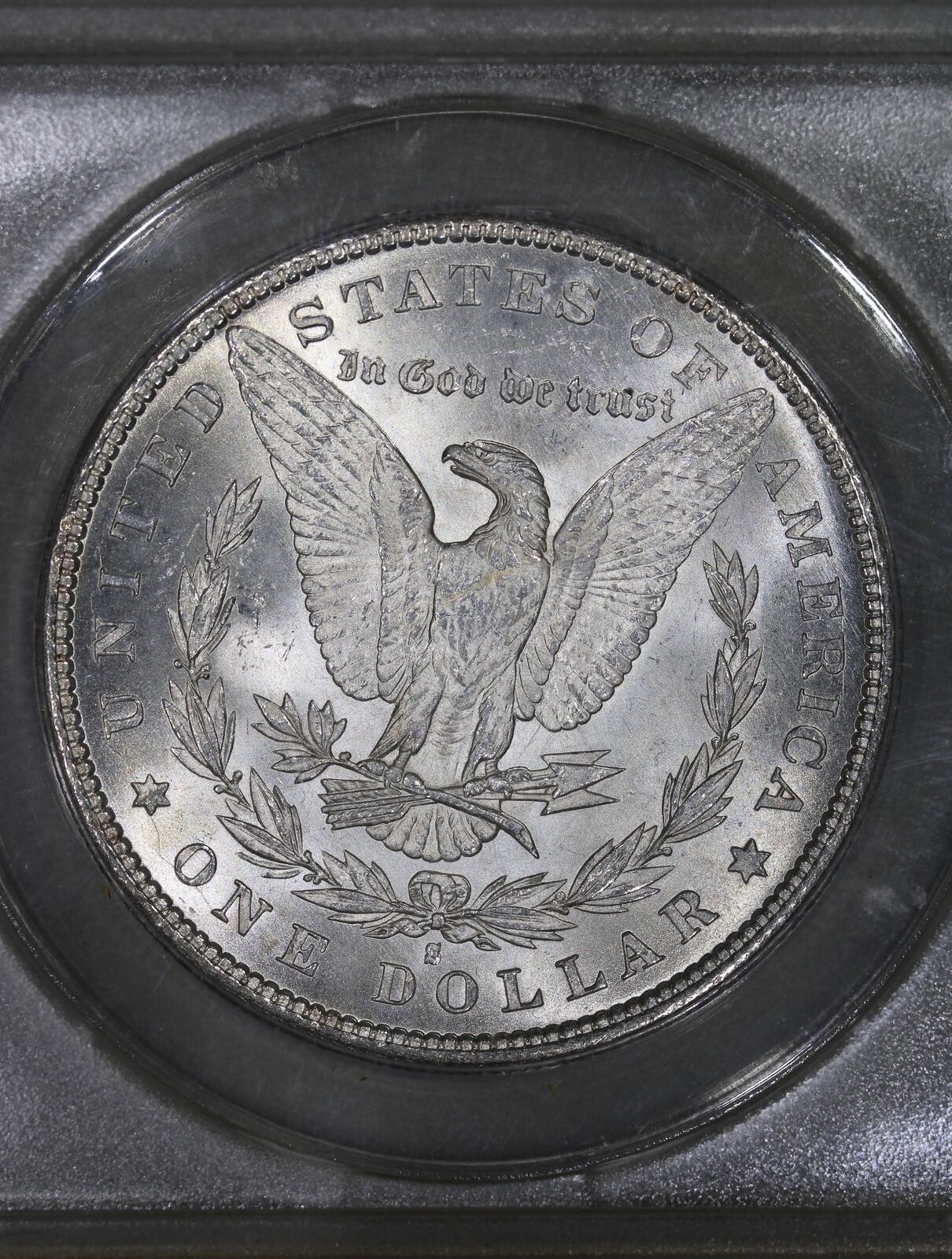 1887-S (MS62) Morgan Silver Dollar $1 ANACS Graded Coin