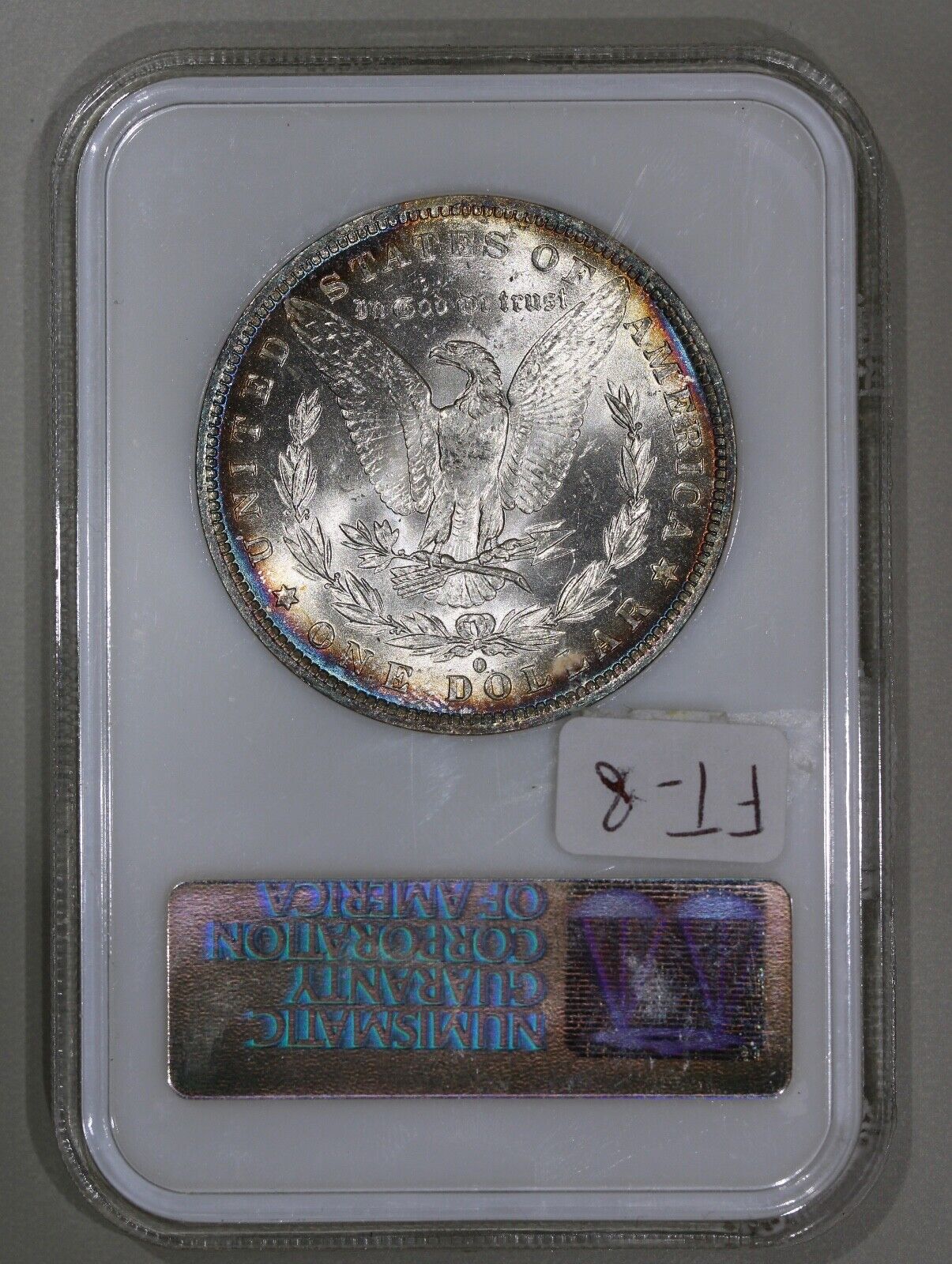 1883-O (MS64) Morgan Silver Dollar NGC Old Fatty Holder - Toned $1