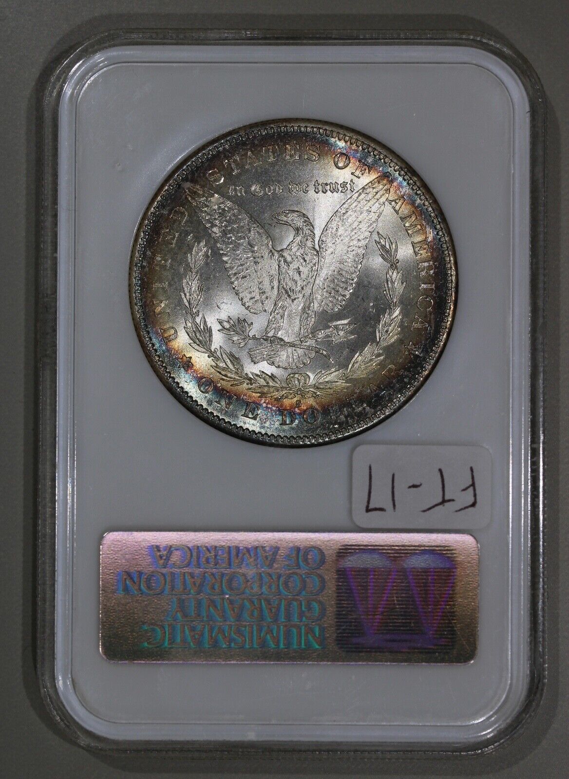 1878-S (MS64) Morgan Silver Dollar NGC Old Fatty Holder - Toned $1