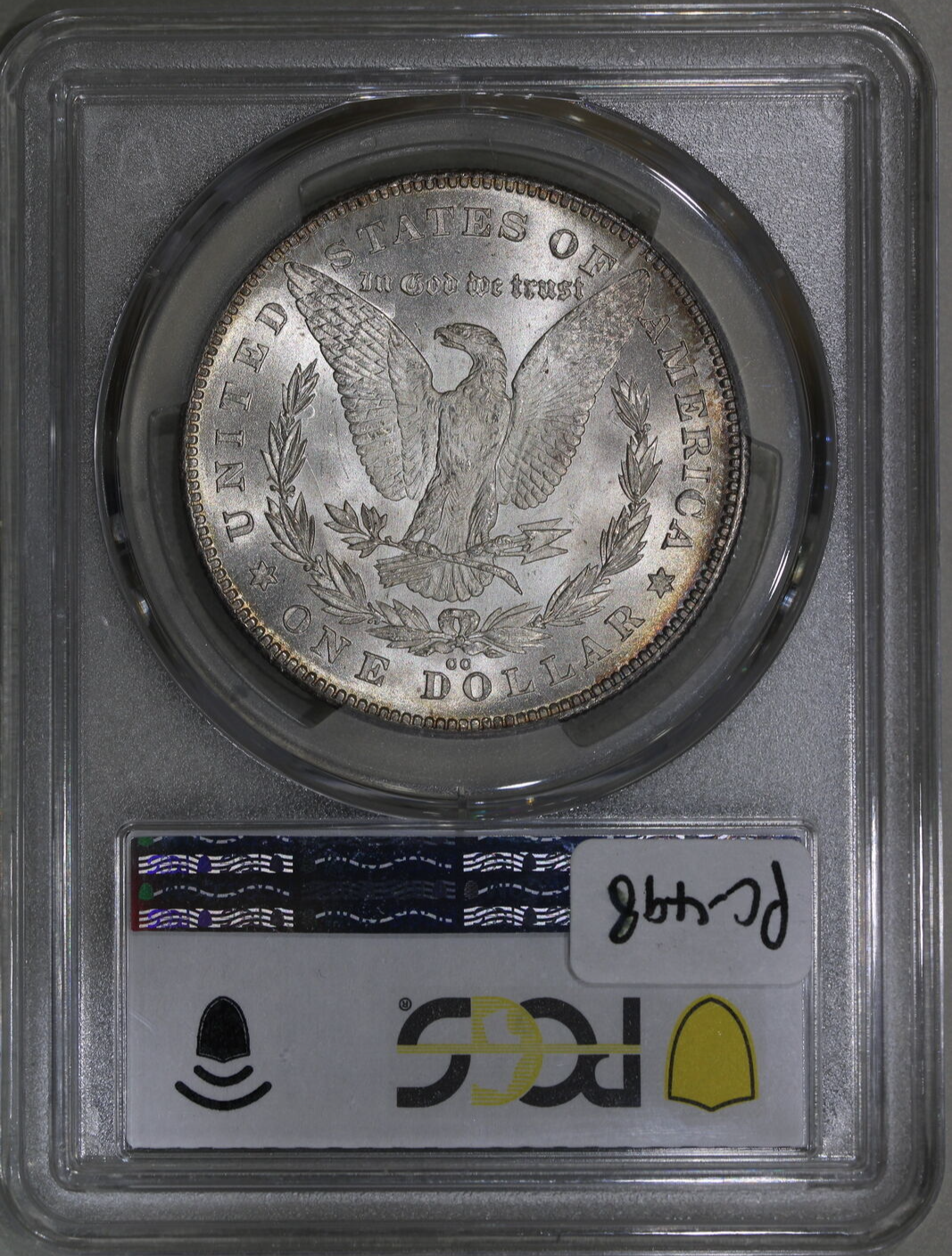 1880-CC (MS64) VAM 7 Morgan Silver Dollar $1 PCGS - 8/7 Rev of 1878 - Reverse 78