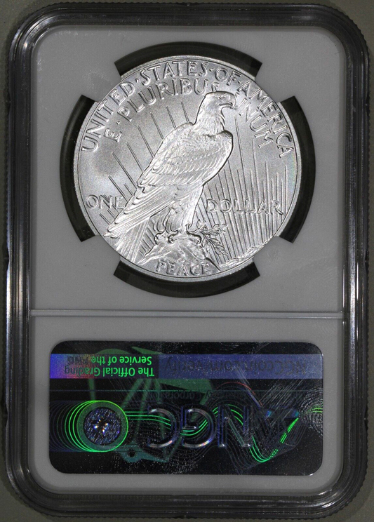 2021 (MS70) Peace Silver Dollar NGC - FDOI First Day of Issue FDI