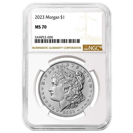 2023 P Morgan Silver Dollar $1 (MS70) NGC Brown Label - presale