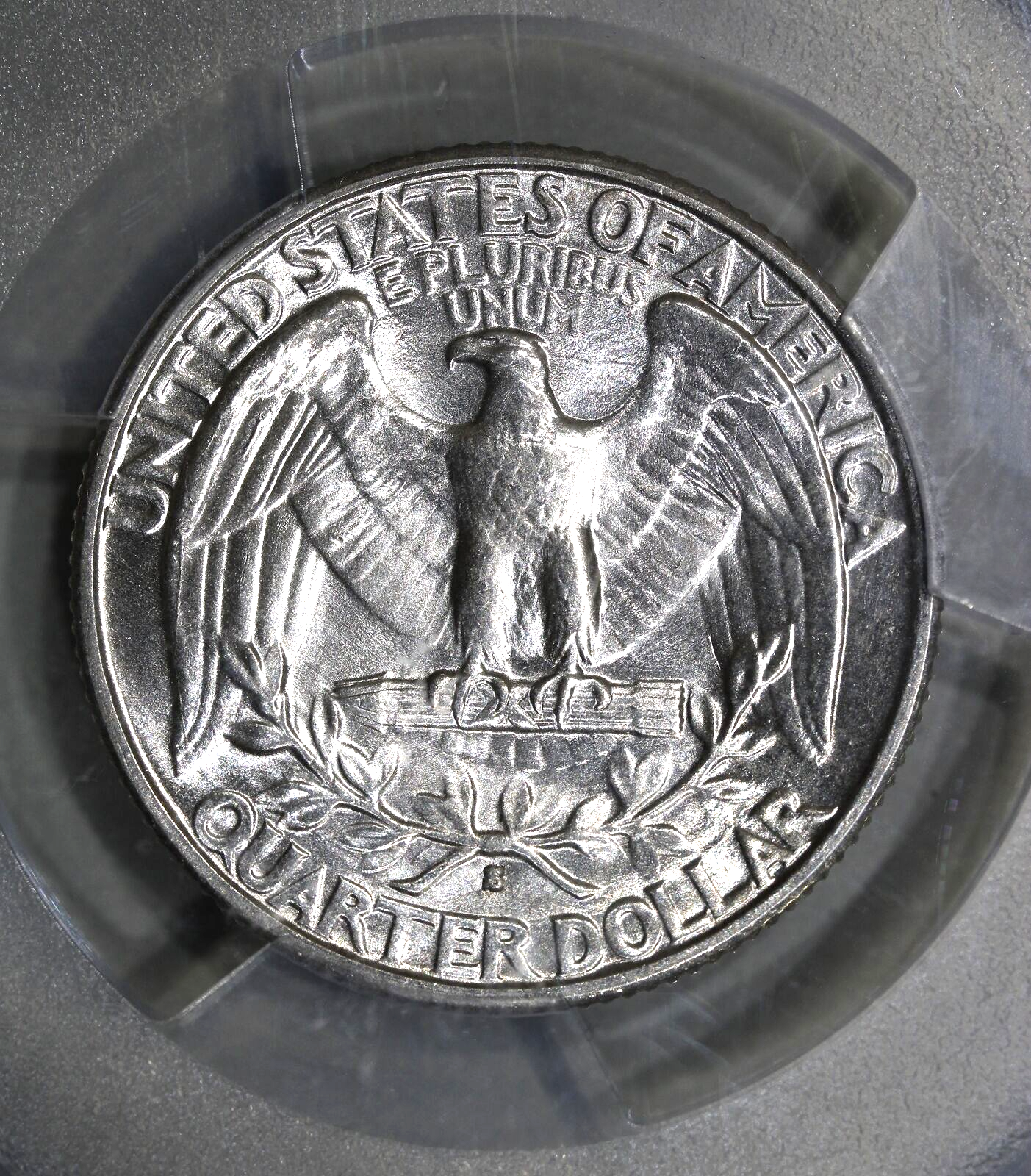 1932-S (MS63 CAC) Washington Quarter 25c PCGS Graded Coin - BLAST WHITE
