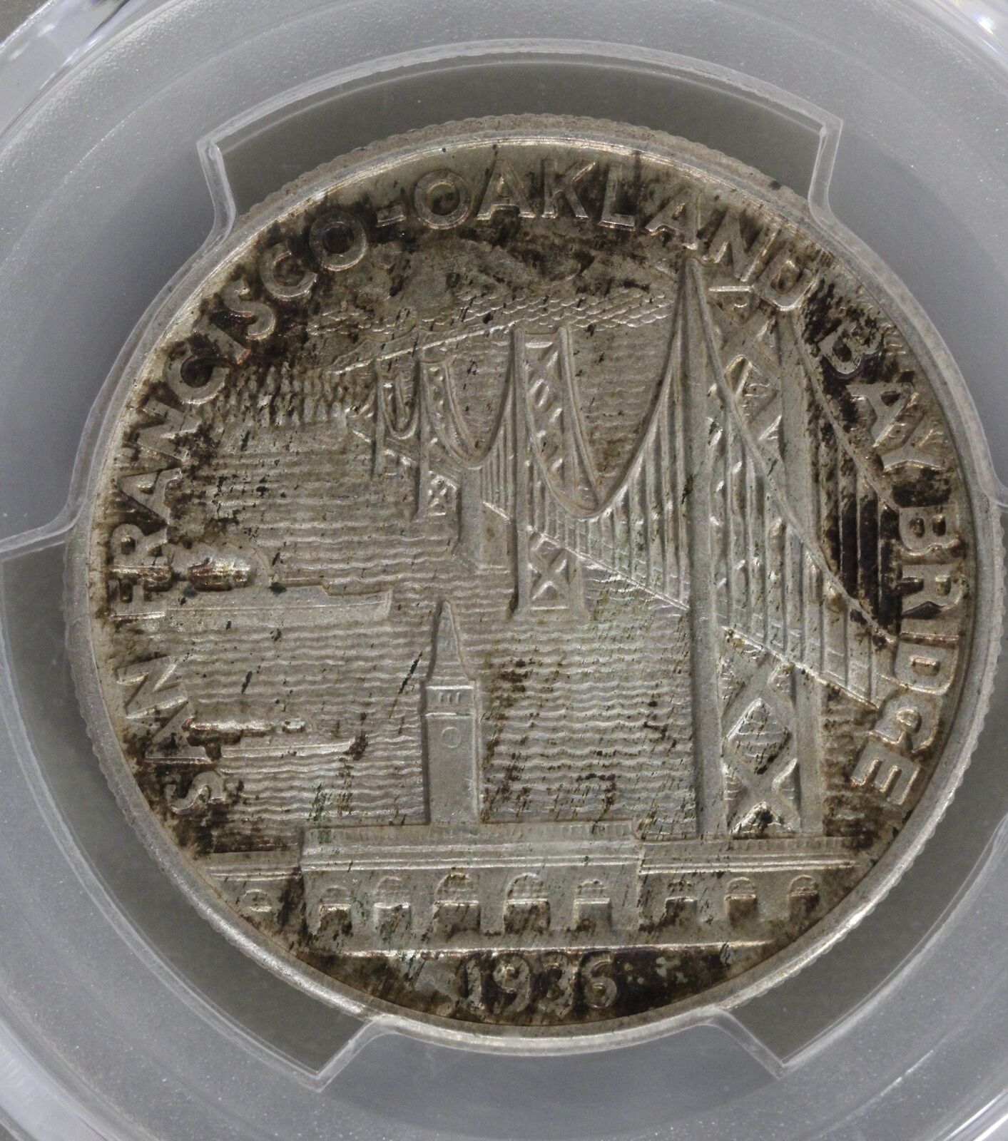 1936-S (MS64) Bay Bridge Commemorative Half Dollar 50c PCGS Graded Coin