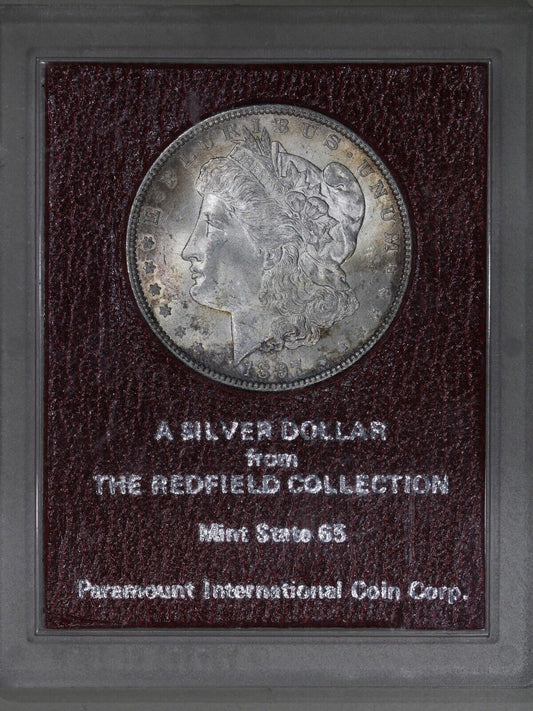 1897 Morgan Silver Dollar - Redfield Hoard Collection Paramount Holder 1897-P