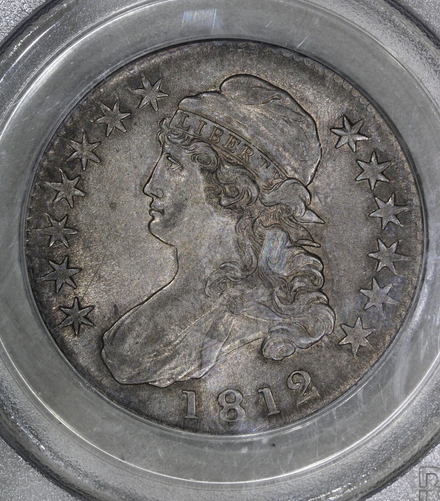 1812 (AU55 CAC) Capped Bust Half Dollar 50c PCGS Graded Coin