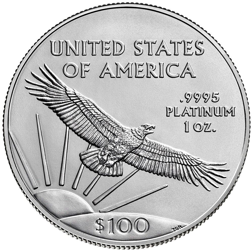 2023 American Platinum Eagle 1 oz $100 - CAC MS70 (First Delivery) - CACG