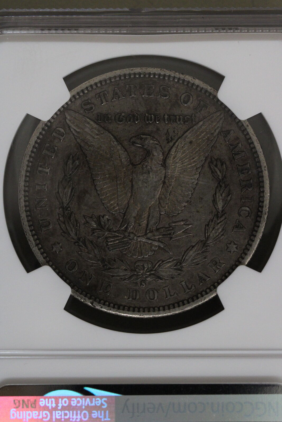1892-S (XF40) Morgan Silver Dollar $1 NGC Graded Coin