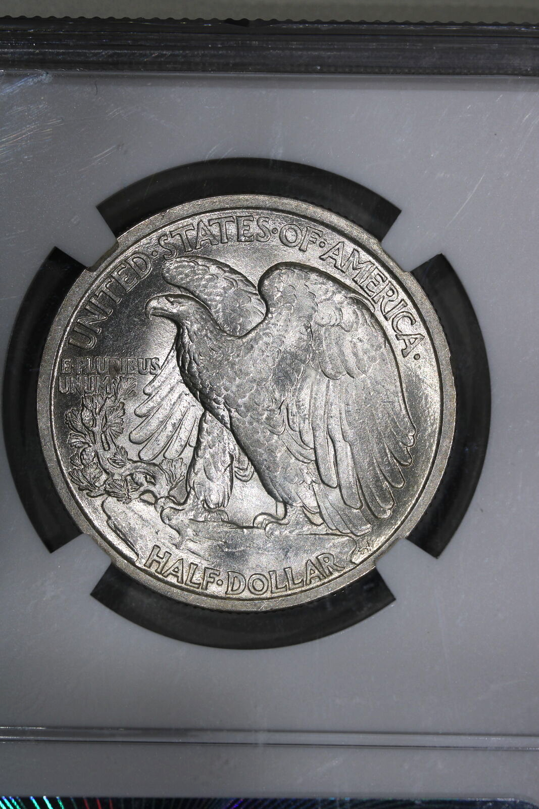 1917-D Obverse (MS62) Walking Liberty Half Dollar NGC Graded Coin